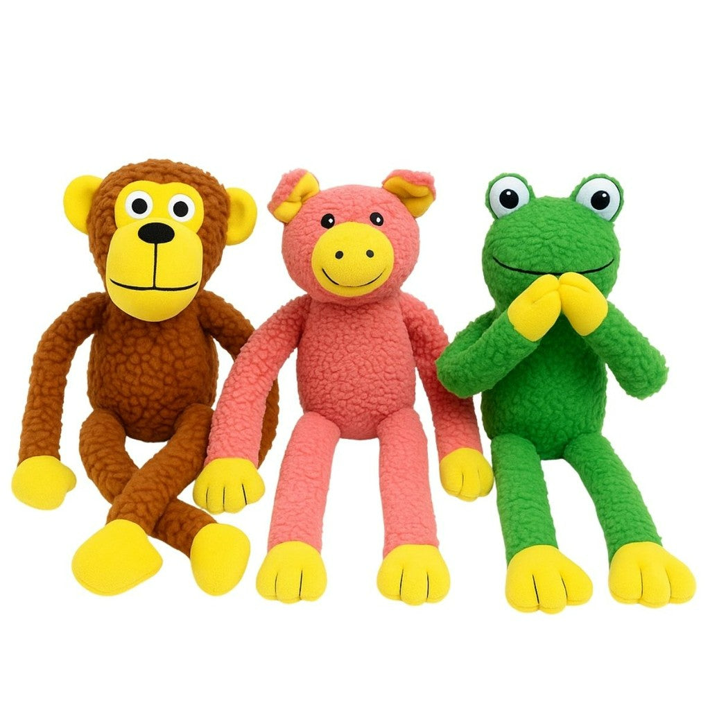 Kit 3 Brinquedos para Cachorro com Som – Mais Diversão e Menos Tédio