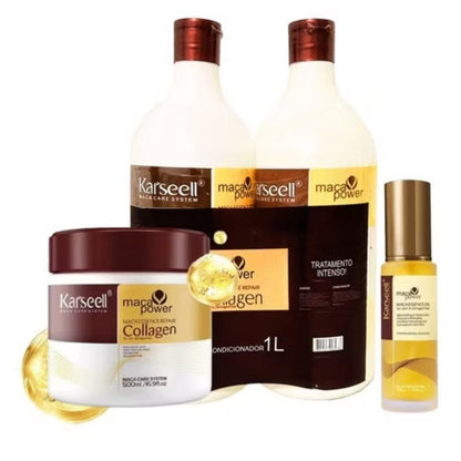 Kit Karseell Completo – Hidratação Intensa, Brilho e Menos Frizz