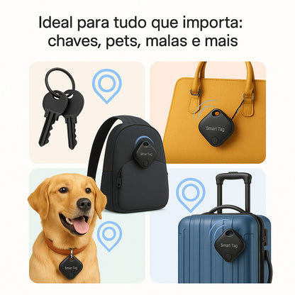 Rastreador Bluetooth para iPhone – Encontre Chaves, Bolsa e Pets em Segundos