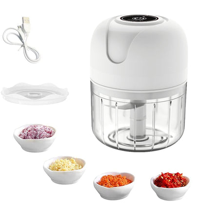 Mini Processador Elétrico – Mais Rapidez e Praticidade na Cozinha