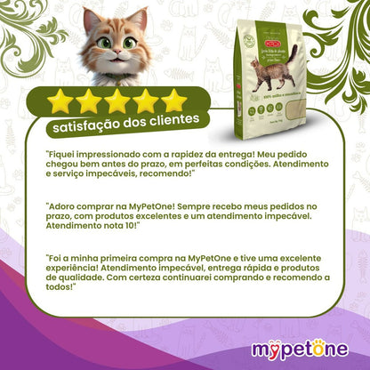 Areia Biodegradável para Gatos 4kg – Mais Higiene e Praticidade no Dia a Dia